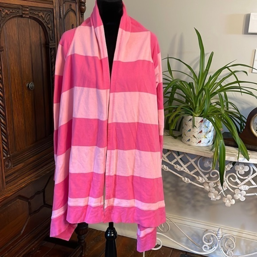 Lilly Pulitzer Pink Norma Wrap Stripe Cardigan‎ XS